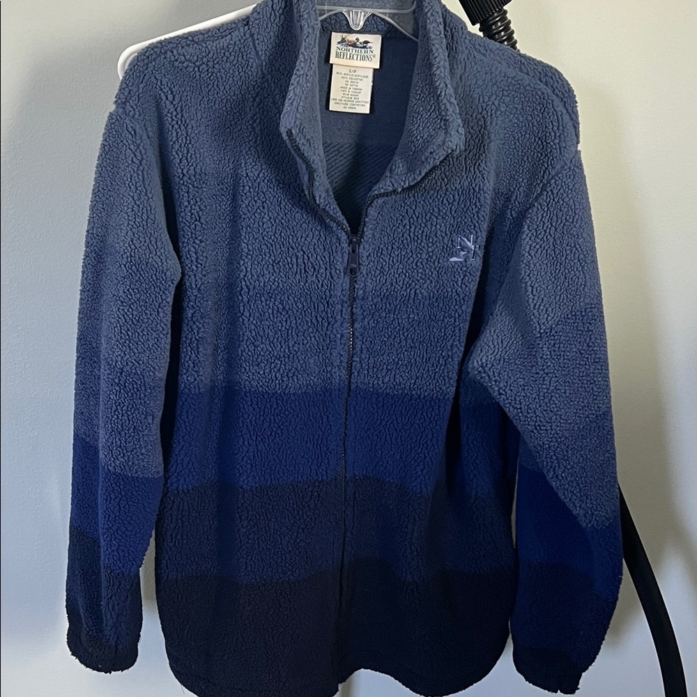 Norther Reflections Navy and Blue Fleece Jacket